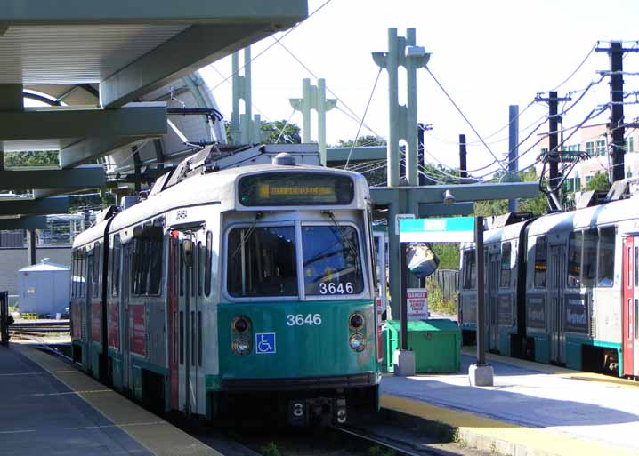 MBTA Boston Kinki-Sharyo streetcar 3646